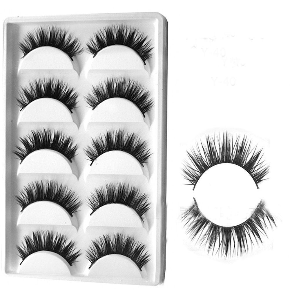 Set 5 Cặp Lông Mi Giả Dày Tự Nhiên Sang Trọng
