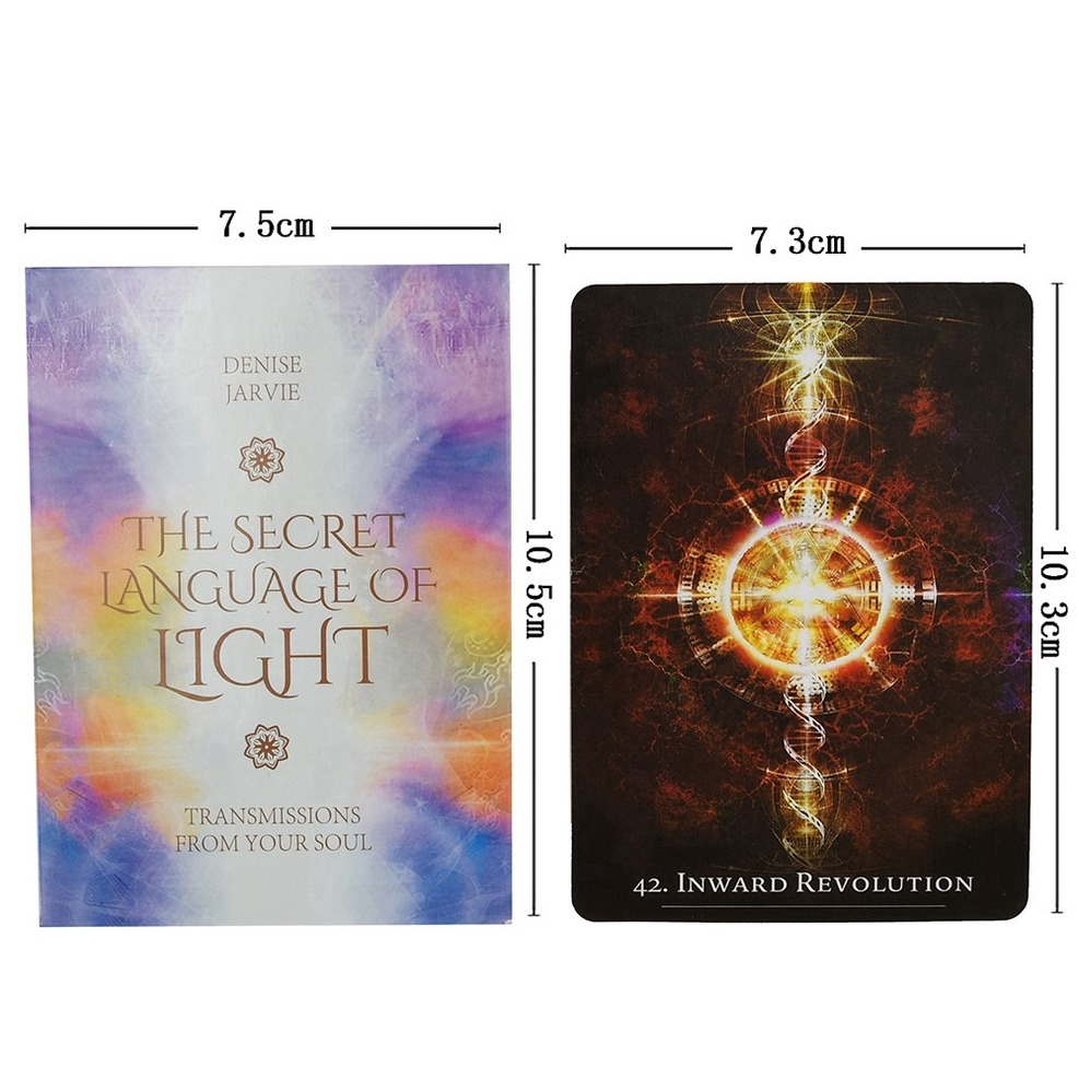 Bộ bài The Secret Language of Light Oracle 45 lá độc đáo