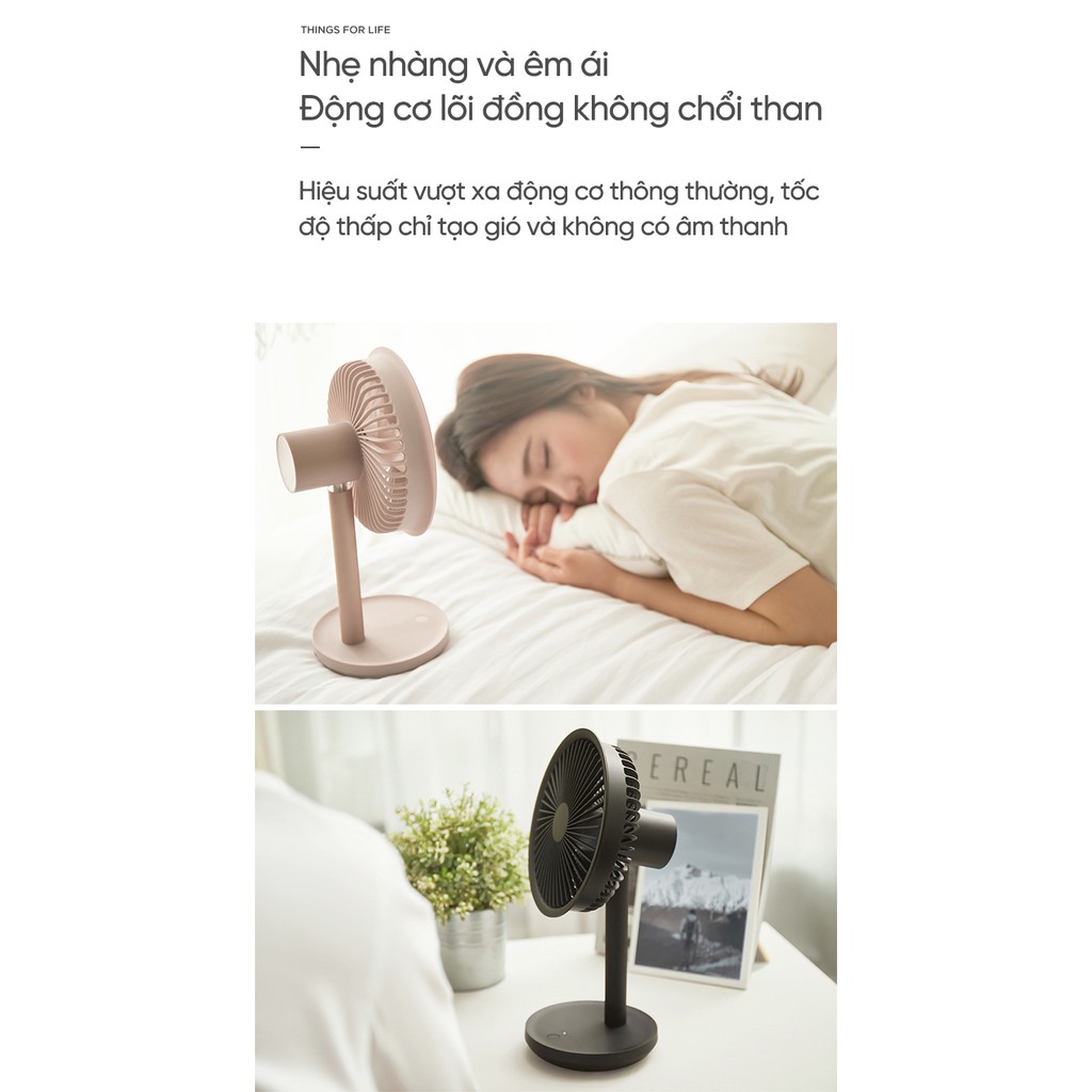 Quạt tích điện để bàn Xiaomi SOLOVE FAN F5