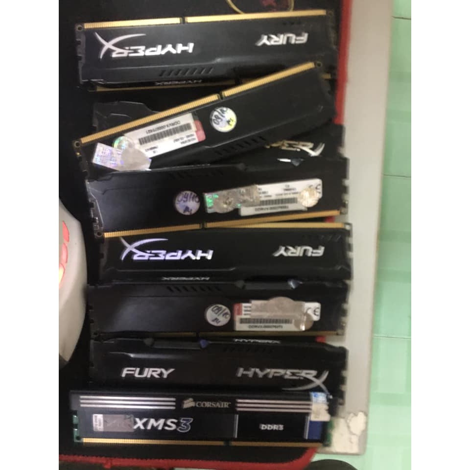 Ram 4G/DDR4/Bus 2133-2400 Kington Fury HyperX tản nhiệt- Hàng Chính Hãng Không kén main. | WebRaoVat - webraovat.net.vn