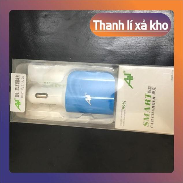 free ship Tẩu cốc sạc ôtô 2 cổng Usb và mở rộng thêm 1 tẩu