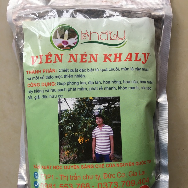 Viên nén hưu cơ Khaly hoàn toàn từ tự nhiên 1kg