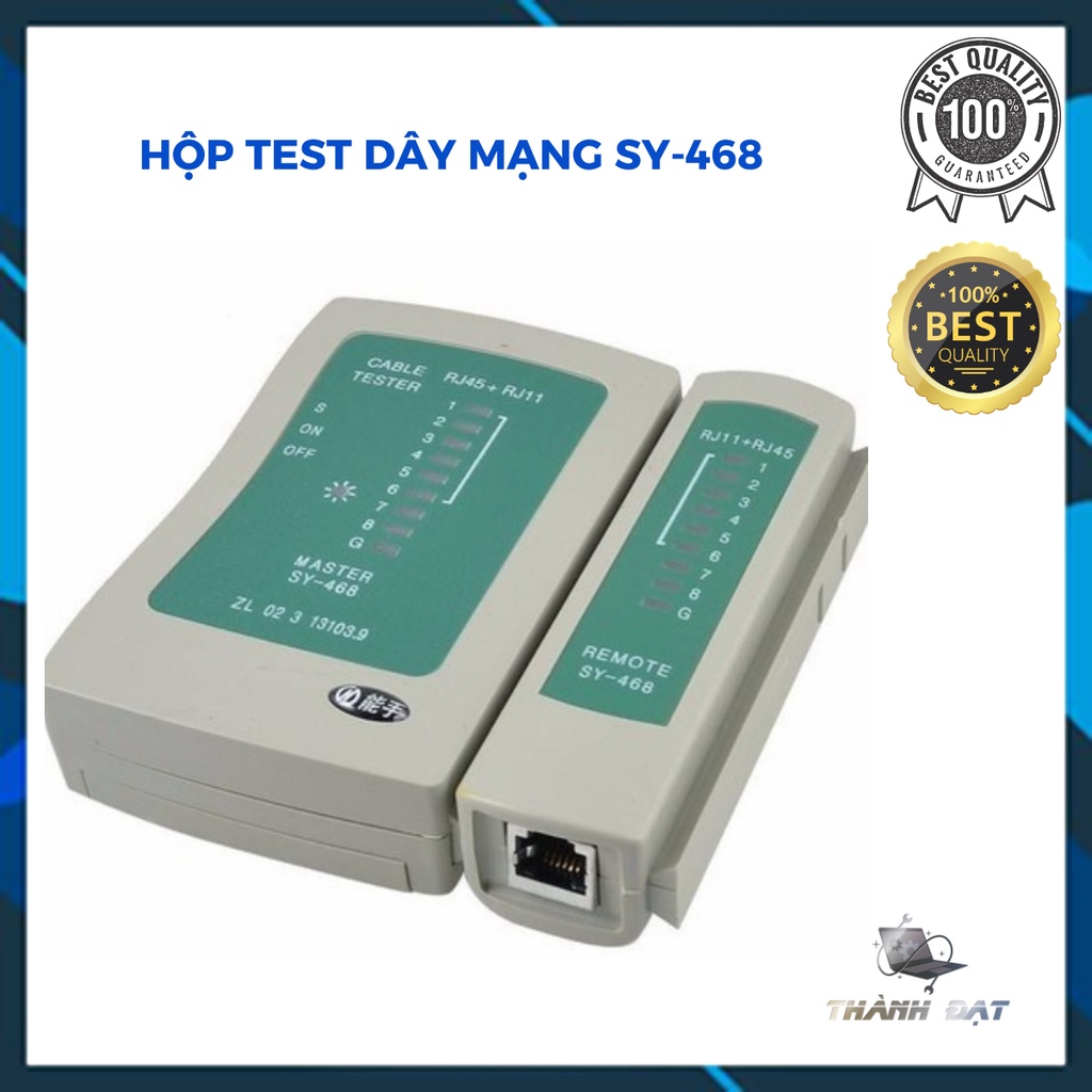 HỘP TEST MẠNG ĐA NĂNG MASTER SY-468A3 /SY-468 Tặng Kèm Pin 9V TCbest giá rẻ