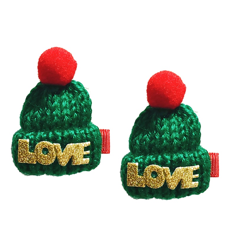 Kẹp Tóc Hình Nón Giáng Sinh Dễ Thương