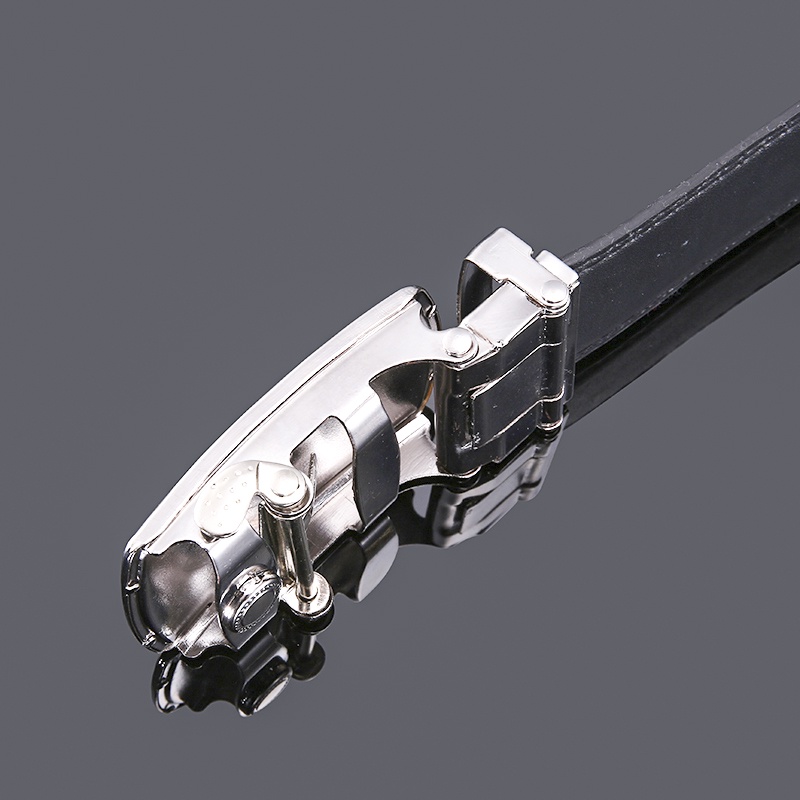 Dây Thắt Lưng, Nịt Nam Da PU, Khoá Tự Động, Bảng Đẹp, Thời Trang Công Sở, Trẻ Trung BELTS21BAS04