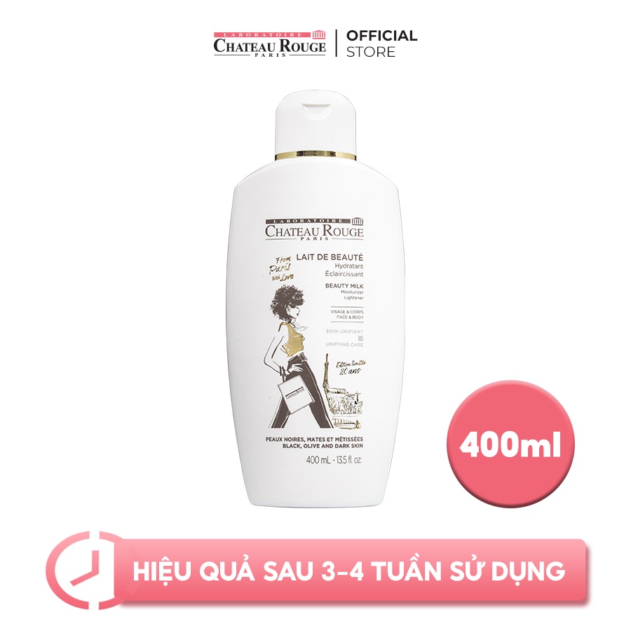 Dưỡng Thể Trắng Da Toàn Thân Chateau Rouge 400ml