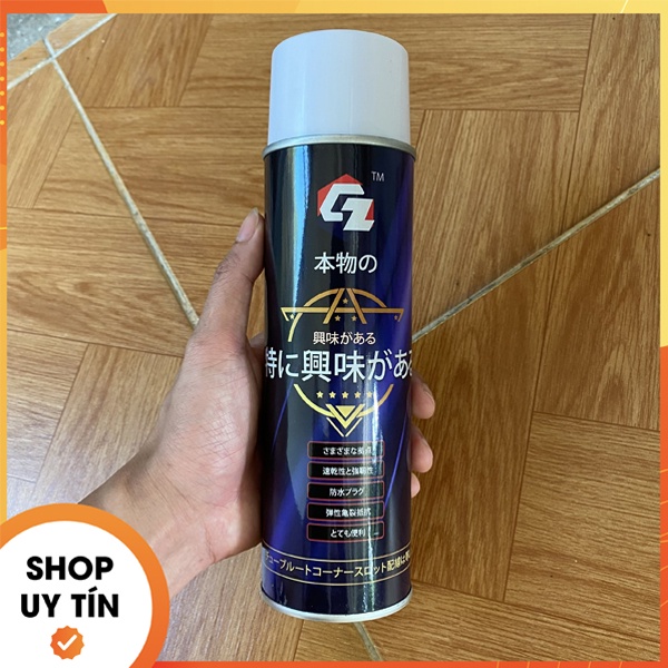 Bình Xịt Chống Thấm Nhật Bản 750ML Màu Trắng - Chai Xịt Chống Dột - Lọ Chống Thấm Tường, Trần, Mái Nhà, Tôn, Sân Thượng