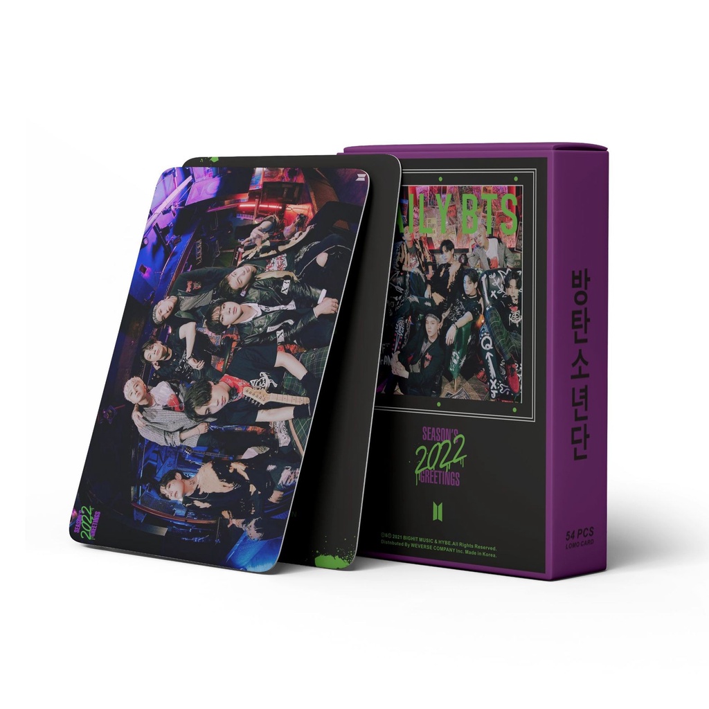 Hộp 54 Ảnh Lomo card Nhóm Nhạc KPOP BTS X L