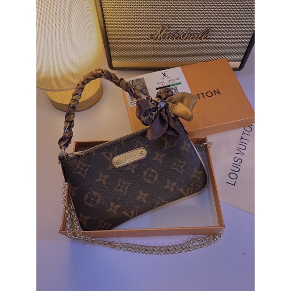 Túi LV kèm khăn Fullbox nguyên seal+ bill Hải quan xịn