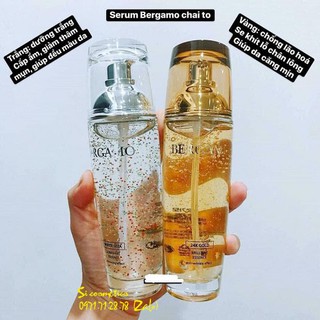 SERUM BERGAMO/ Tinh chất dưỡng trắng da Bergamo 24K Gold Brilliant Essence 110ml
