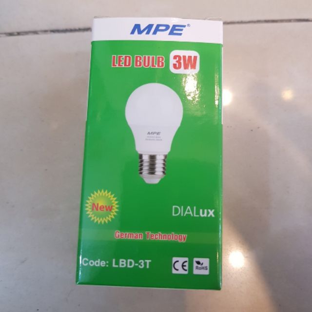 BÓNG LED BULB 3W MPE