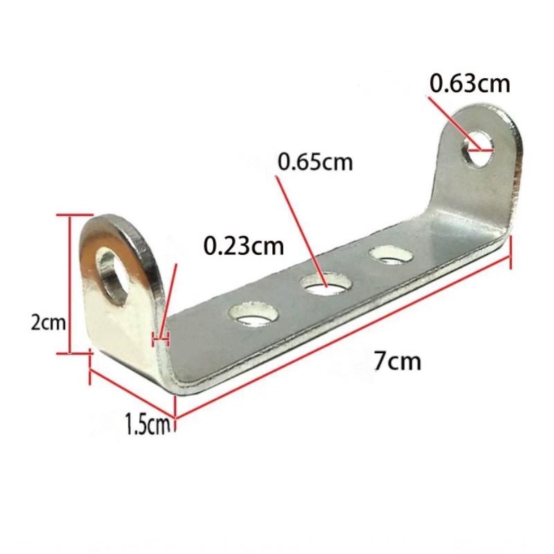 Pát tai lắp gác baga xe đạp thể thao, thanh chữ U lắp baga xe đạp