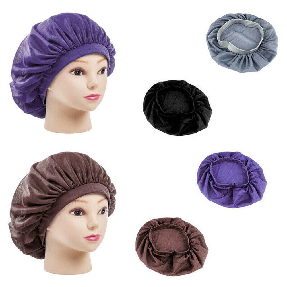 SUMU Mũ Lưới Trùm Đầu Bằng Lụa Satin Chăm Sóc Tóc Dài Thoáng Khí