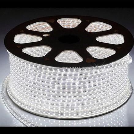 Đèn led dây đôi 2835 220V, Led dây đôi màu vàng xanh dương xanh lá trắng rgb đủ màu, Led dây trang trí quấn cây đèn hắc