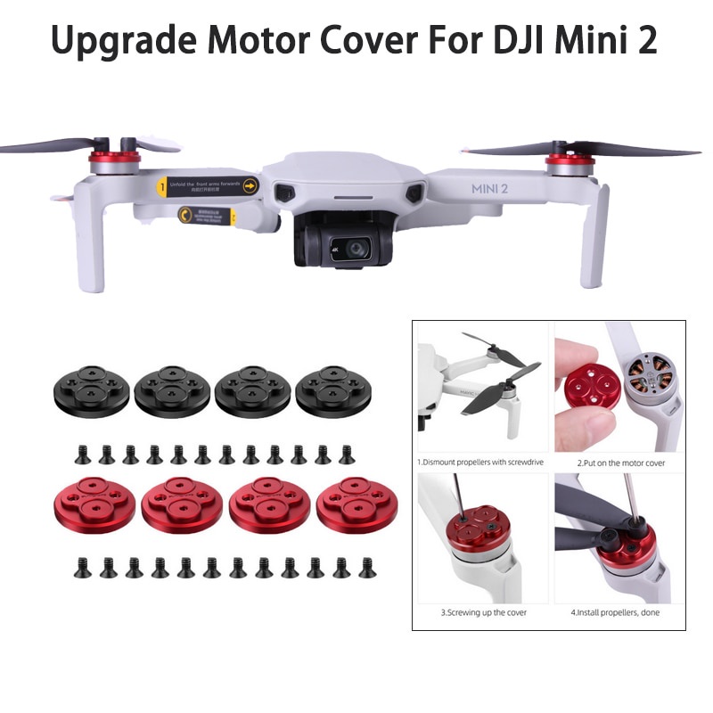DJI 4 Nắp Bảo Vệ Động Cơ Chống Bụi Bằng Nhôm Cho Mavic Mini 2