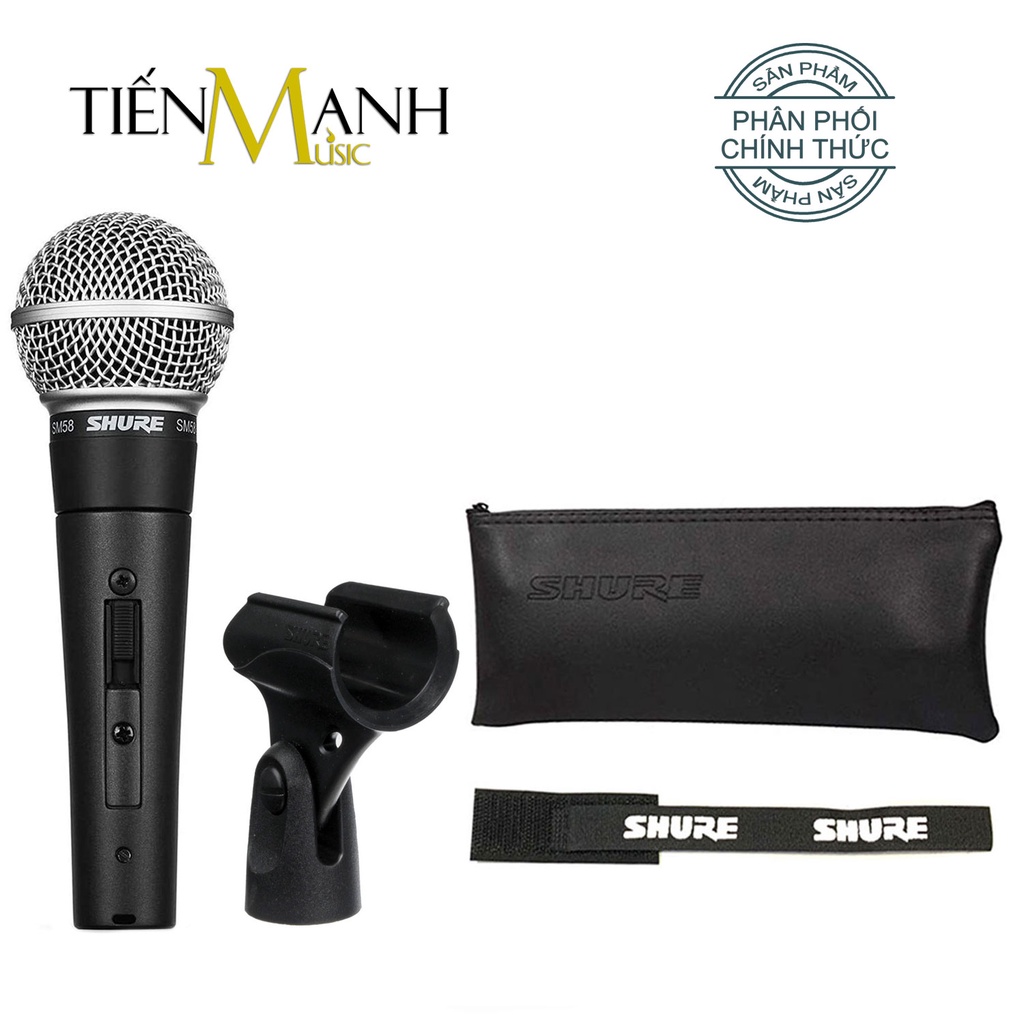 [Chính Hãng] Mic Cầm Tay Shure SM58-S Có Công Tắc Micro Phòng Thu Studio SM58S Microphone Karaoke SM58