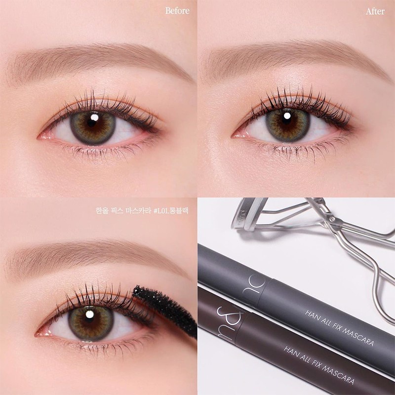 [Rom&amp;nd] Bấm mi tạo mi siêu cong tự nhiên Hàn Quốc Romand Han All Eyelash Curler