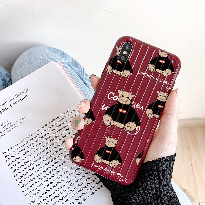 Ốp lưng iphone Pick Cow sọc 3D chống va đập 5/5s/6/6plus/6s/6splus/7/7plus/8/8plus/x/xs/11/12/pro/max/plus/promax | BigBuy360 - bigbuy360.vn