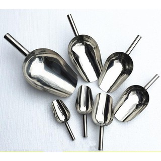 Dụng cụ xúc đá inox, Xẻng xúc gạo inox, Xẻng xúc đá, xúc hạt inox cao cấp chống gỉ