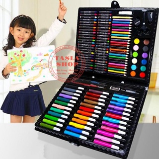 Hộp bút màu 150 chi tiết cho bé, bộ màu vẽ đa năng 150 chi tiết