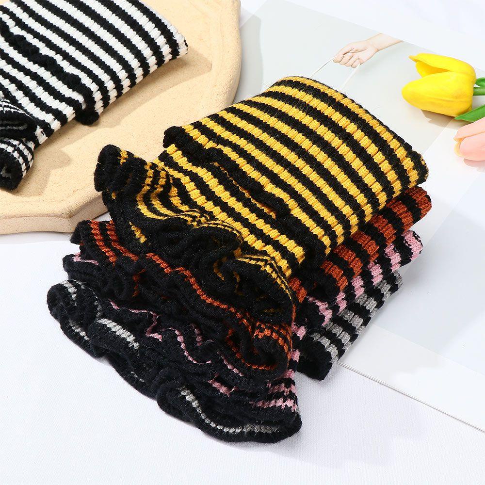 Cổ Áo Giả Dệt Kim Chống Gió Tai Gỗ Thời Trang