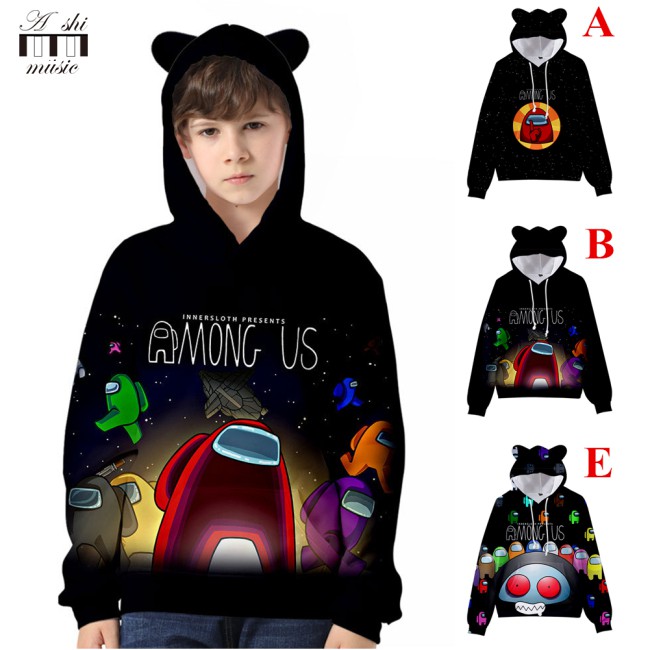 Áo Hoodies Mũ Tai Mèo Cho Bé