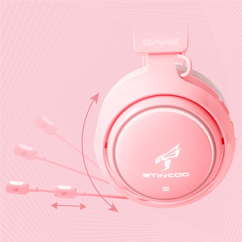 Tai Nghe Chơi Game Có Dây SOMIC GS510 USB + 3.5mm Hình Tai Mèo Có Đèn LED Cho PS4 / Điện Thoại / Laptop