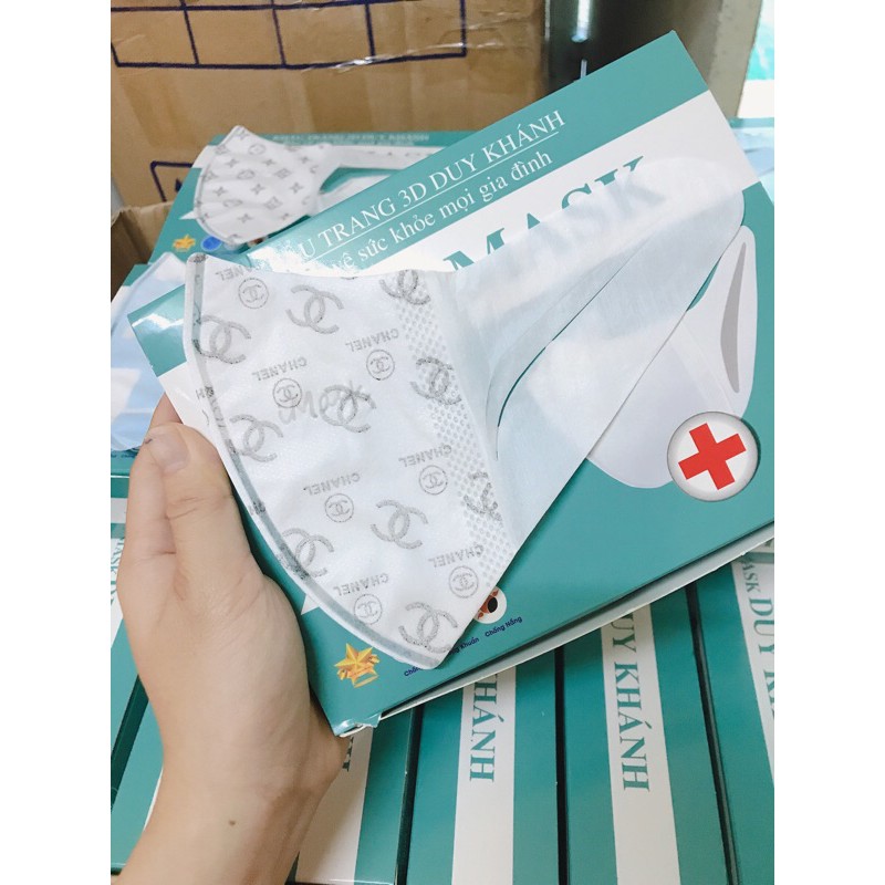 (Hàng chuẩn) Hộp 50c khẩu trang 3D | BigBuy360 - bigbuy360.vn