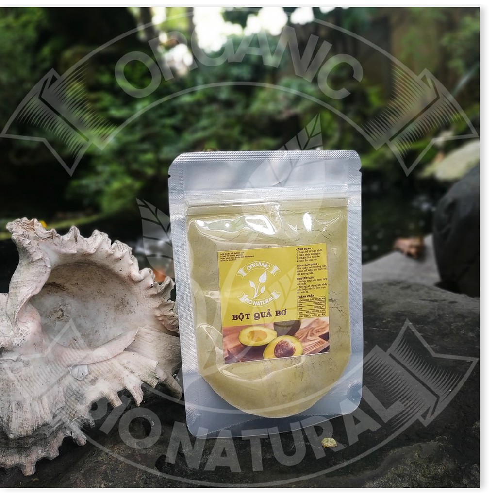 [HAMI NATURAL] Bột đắp mặt nạ Bột Quả Bơ HANDEMADE