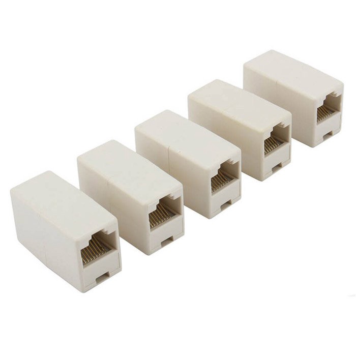 Đầu nối dây mạng RJ45 Cat5, Cat6, nối dây mạng 2 đầu dây mạng với nhau tăng độ dài của cáp mạng