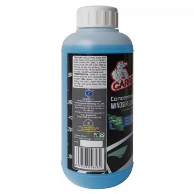 Nước Châm Bình Rửa Kính Ô tô Đậm Đặc CARREL 500 ml