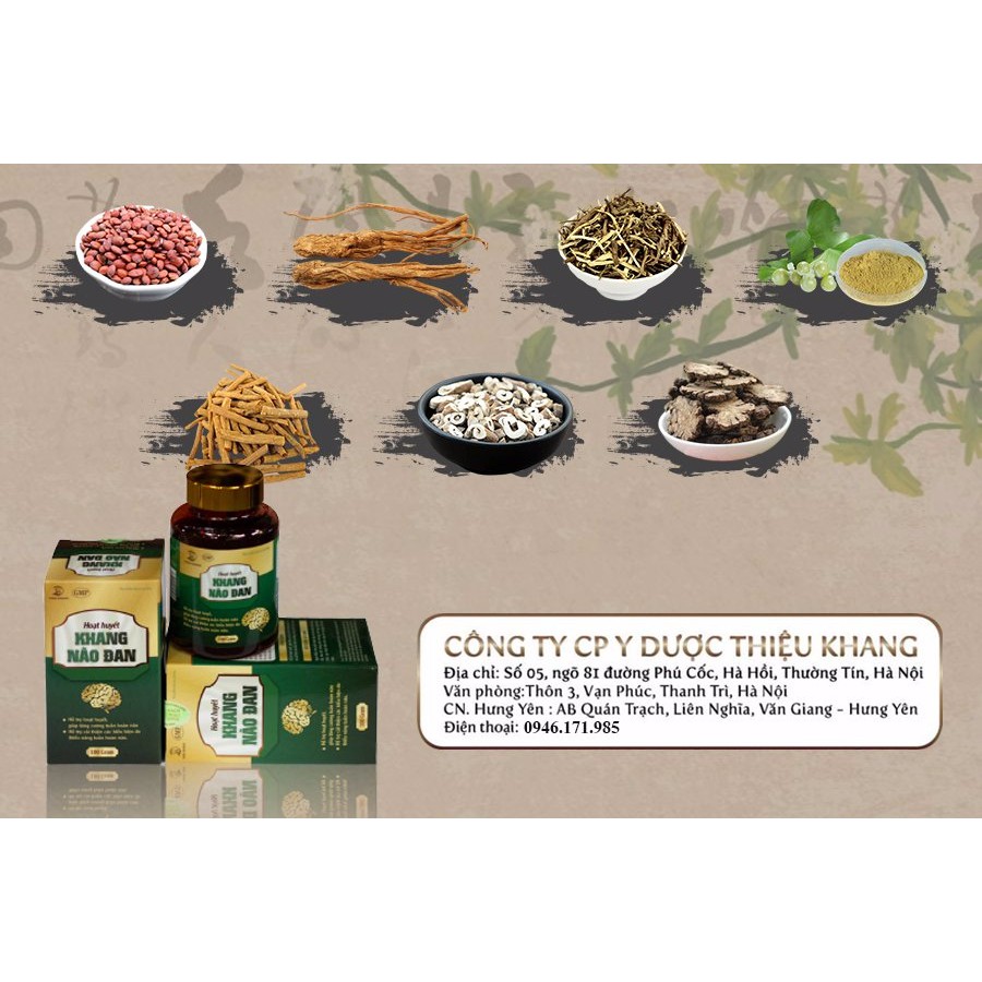 [ HÀNG CAO CẤP ] 🌸Hoạt Huyết- Khang Não Đan🌸 - Hỗ trợ điều trị thiếu máu não🌸 | BigBuy360 - bigbuy360.vn