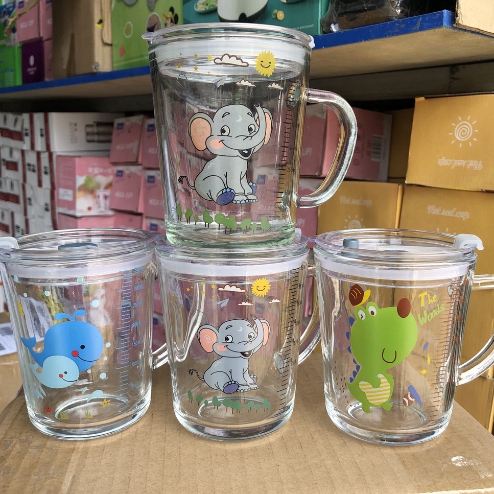 Ly nước, ly thủy tinh có vạch chia ml