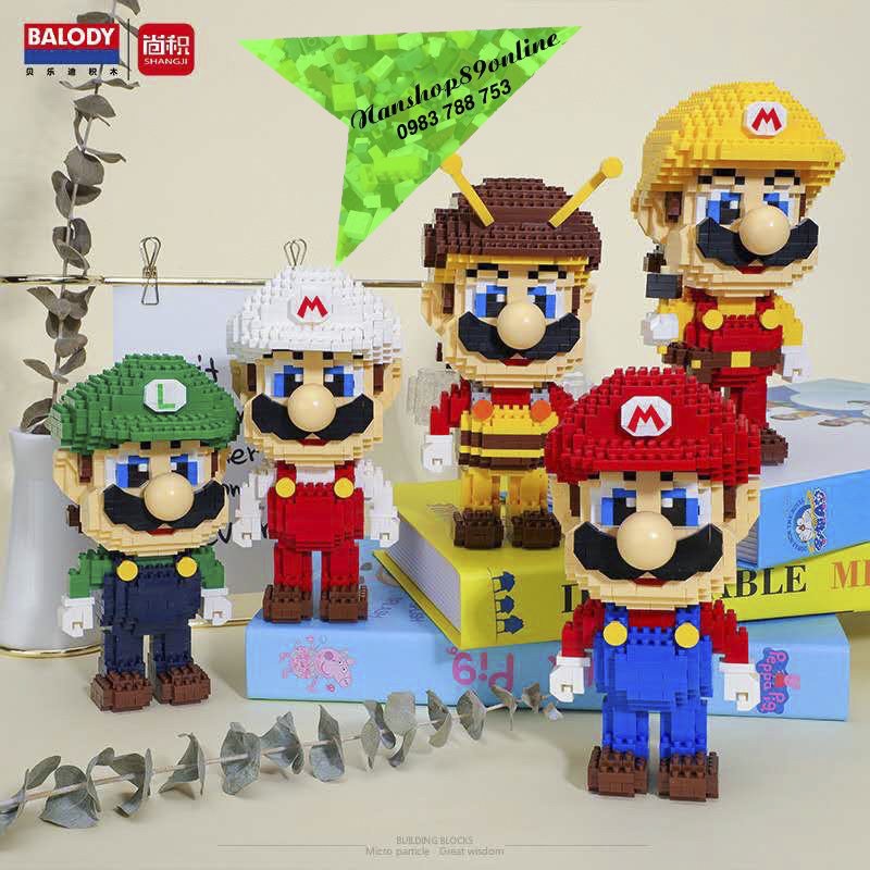 ĐỒ CHƠI LẮP RÁP LEGO 3D Blocks Mini •NHỮNG CHÚ MARIO•