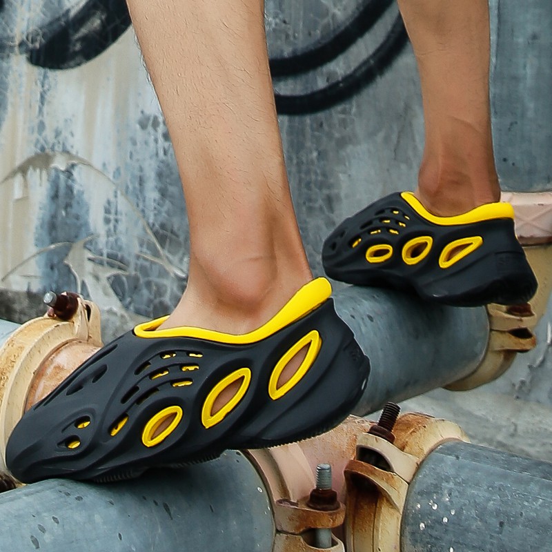 Giày nhựa xốp đi mưa siêu nhẹ chân cho nam và nữ Summer Sandals Beach Purple Sandal
