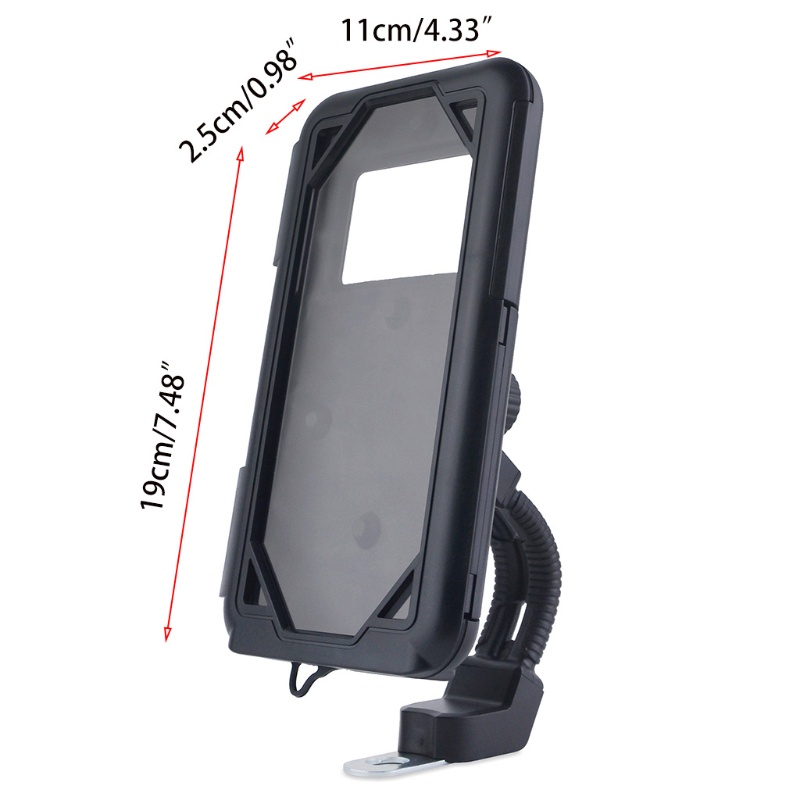 Giá đỡ điện thoại xoay 360 độ chống thấm nước gắn xe máy