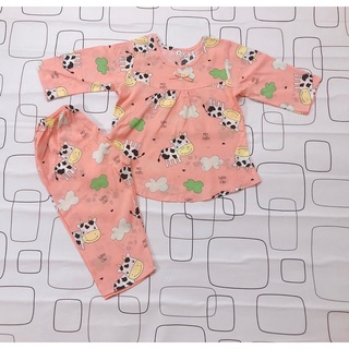 Combo 3 bộ tole dài tay bé gái size 12 kg