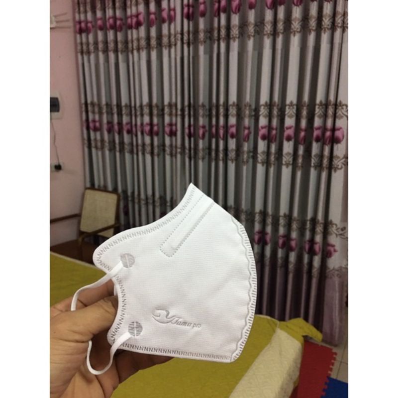 Khẩu trang 6D  Mask Platinum Người Lớn 5 lớp kháng khuẩn, túi 5 cái