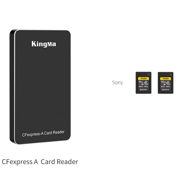 ĐẦU ĐỌC THẺ KINGMA CFEXPRESS A USB 3.1 CARD READER FOR SONY FX6, FX3, A1 AND A7R3