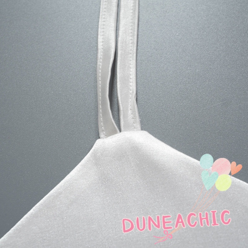 Đầm Sát Nách Phối Ren Hoa Thiết Kế Hở Lưng Quyến Rũ