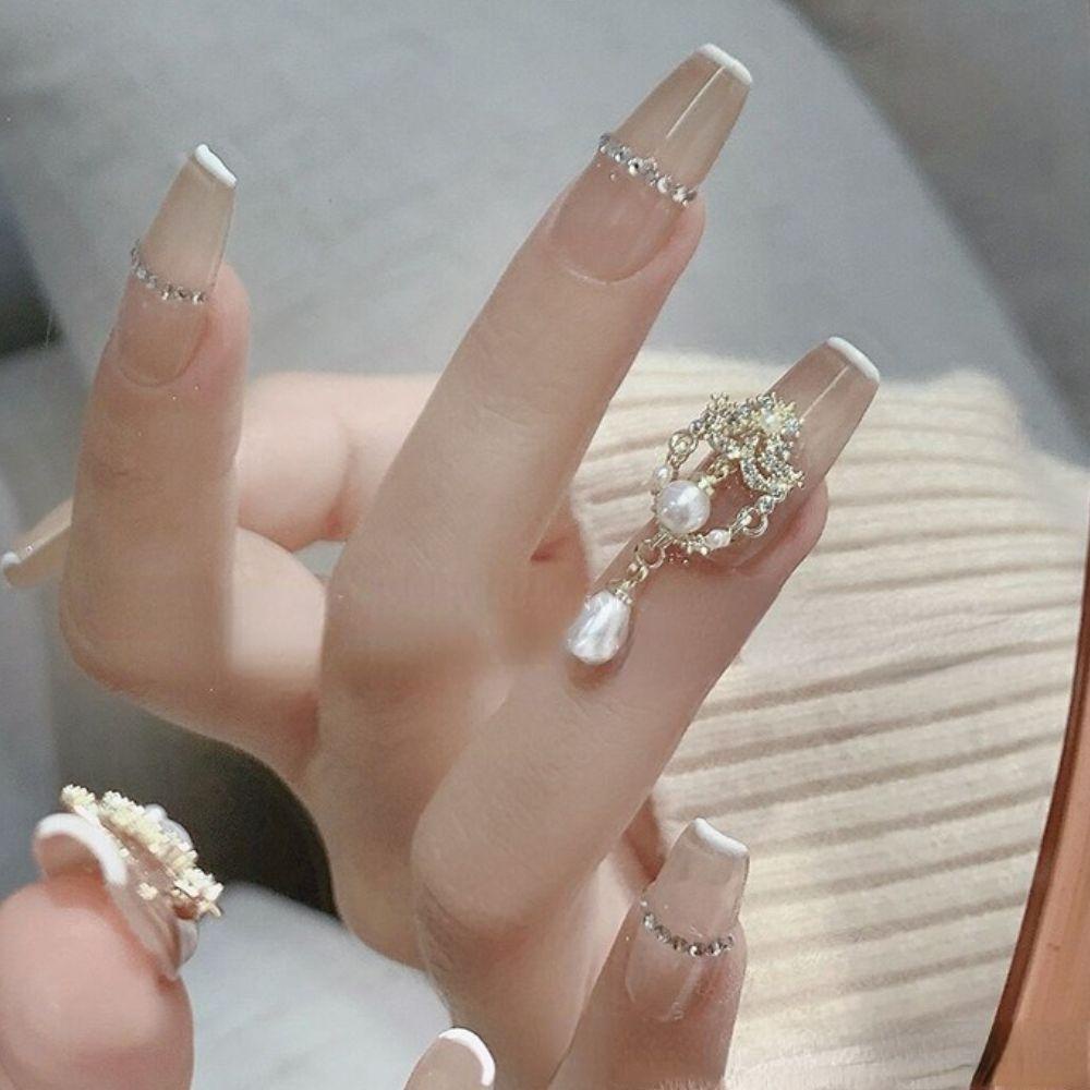 Vật Liệu Trang Trí Móng Tay 3D DIY Sang Trọng Thời Trang Cho Nữ