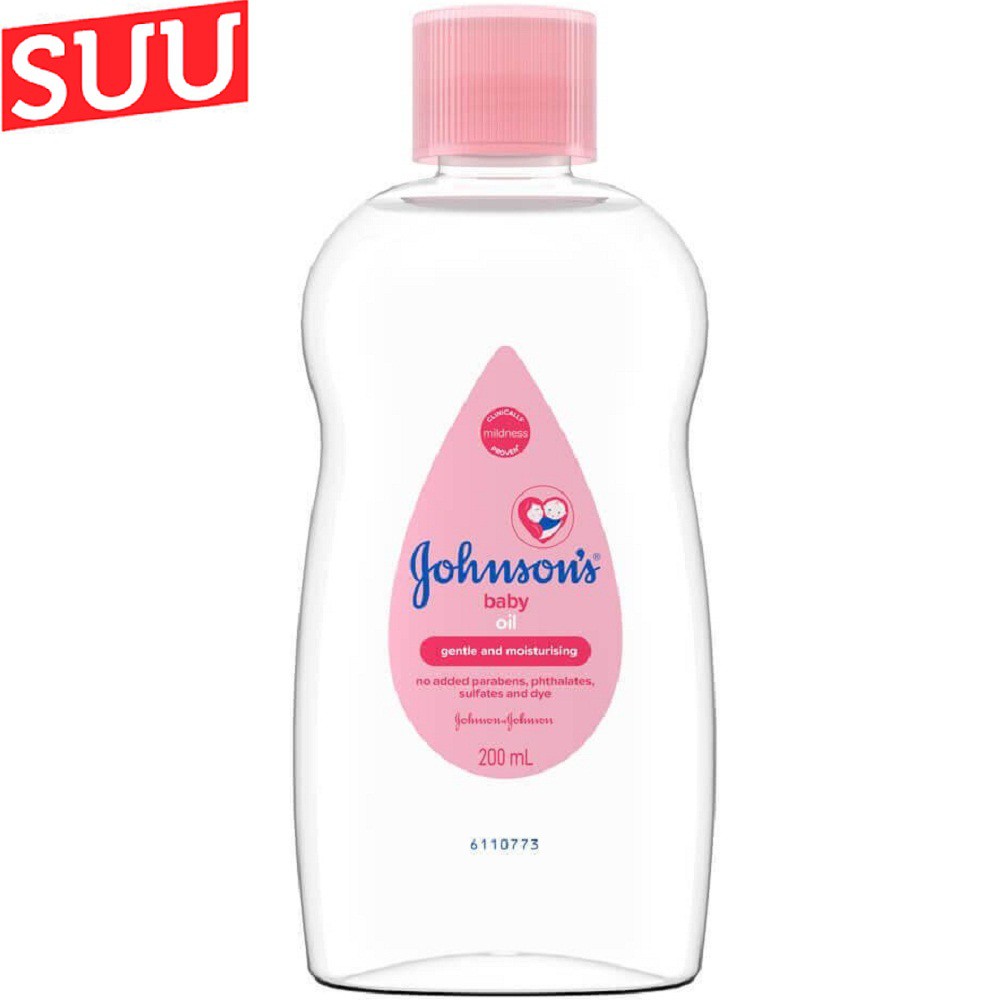 Dầu Massage Em Bé 200ml Johnson's Baby Oil suu.shop cam kết 100% chính hãng