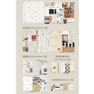 Set giấy nền làm đồ bullet journal junkjournal KH026