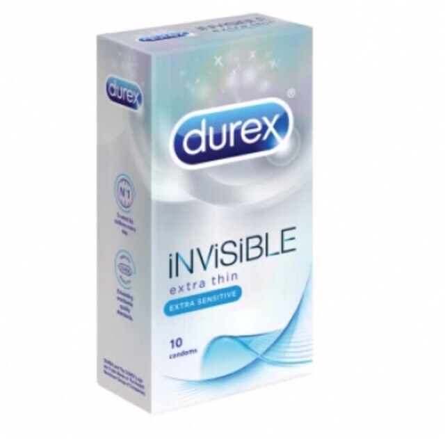 Bao Cao Su Durex Invisible Cực Siêu Mỏng ( hàng chính hãng từ công ty DKSH)