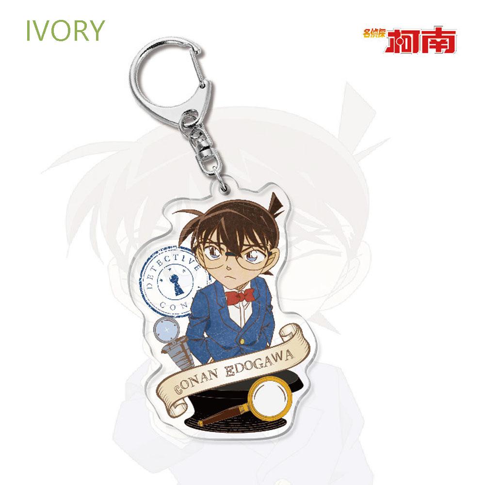 Móc khóa acrylic họa tiết nhân vật hoạt hình Conan phong cách Nhật Bản