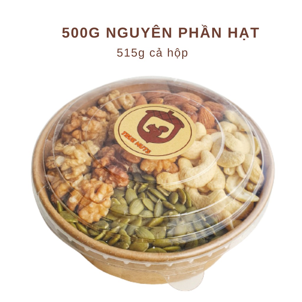 Combo Siêu Tiết Kiệm 1 Kg Mix Hạt Dinh Dưỡng Quả Sấy (bí xanh, hạnh nhân, óc chó, điều, mơ sấy, dâu, nam việt quất)