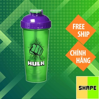 Bình lắc shaker tập gym super hero - chính hãng the shape