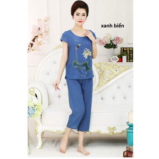 Bộ đũi hoa sen cho mẹ tay hến