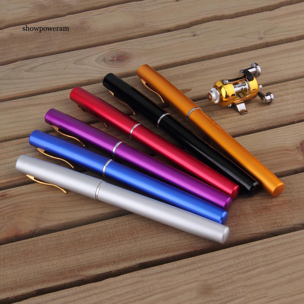 Cần câu cá mini bỏ túi kèm guồng quay và dây câu