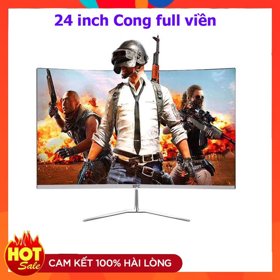 Màn hình máy tính cong Full Viền 24inch Eagle / HPC / HUGON Mới 100% , siêu đẹp , siêu nét 95 | BigBuy360 - bigbuy360.vn